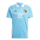Belgia Jeremy Doku #22 Tricou Fotbal Replică European 2024 Barbati Deplasare